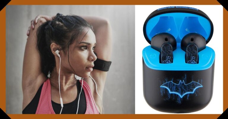 Batman Style Wireless BT Earbuds